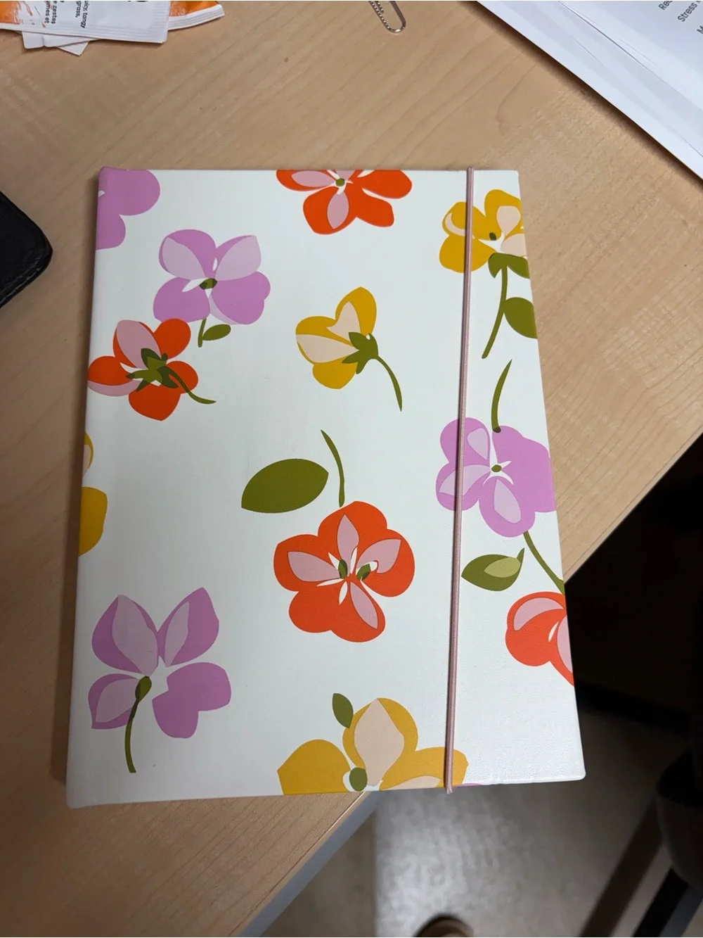 Kate Spade New York Spring Pansy Lined Writing Journal